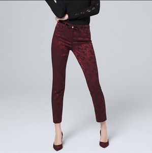 White House Black Market Jacquard Pants Size 12R